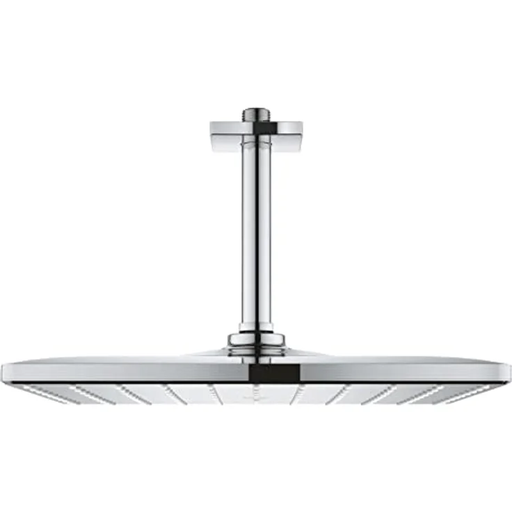 Grohe Rainshower Mono Cube 310, Duschbrause Set mit Kopfbrause Ø 31x31 cm, Deckenanschluss 14,2 cm, chrom, 19 l/min – Bild 1