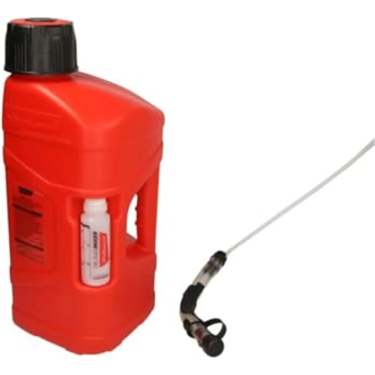 Polisport ProOctane - Treibstoffkanister 10L mit Füllschlauch und Kappe, rot – Bild 3
