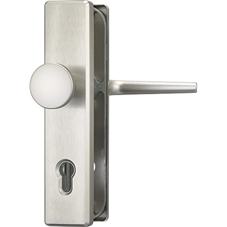 ABUS Tür-Schutzbeschlag HLS214 F9, edelstahl, 31698 – Bild 1