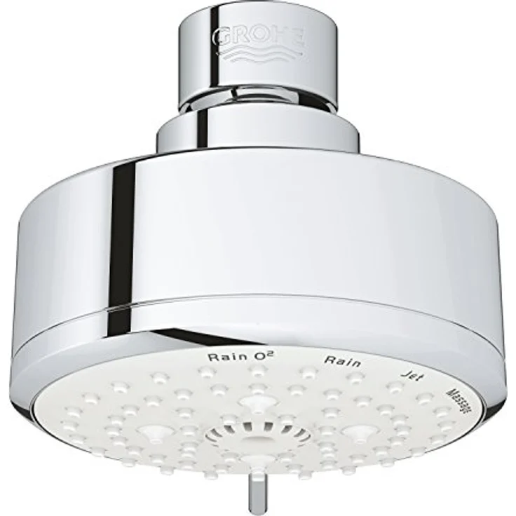Grohe Tempesta Cosmopolitan 100 Kopfbrause, 10 cm Durchmesser, 9,5 l/min, EcoJoy, Chrom – Bild 1