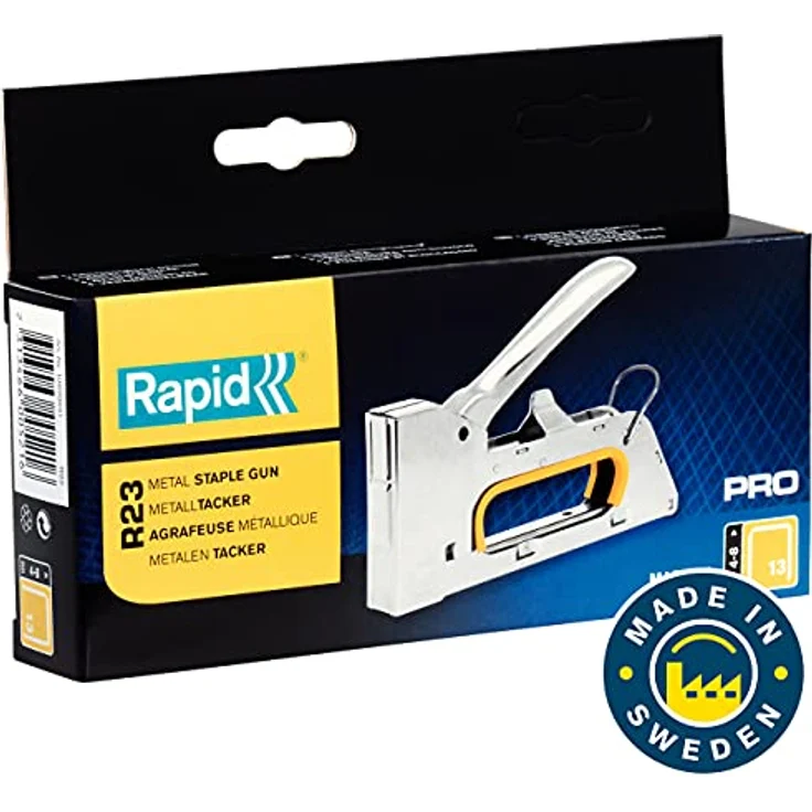 Rapid Handtacker R23 Ergonomic, für Heftklammern von 4-8 mm, 156 Heftklammern Kapazität – Bild 7