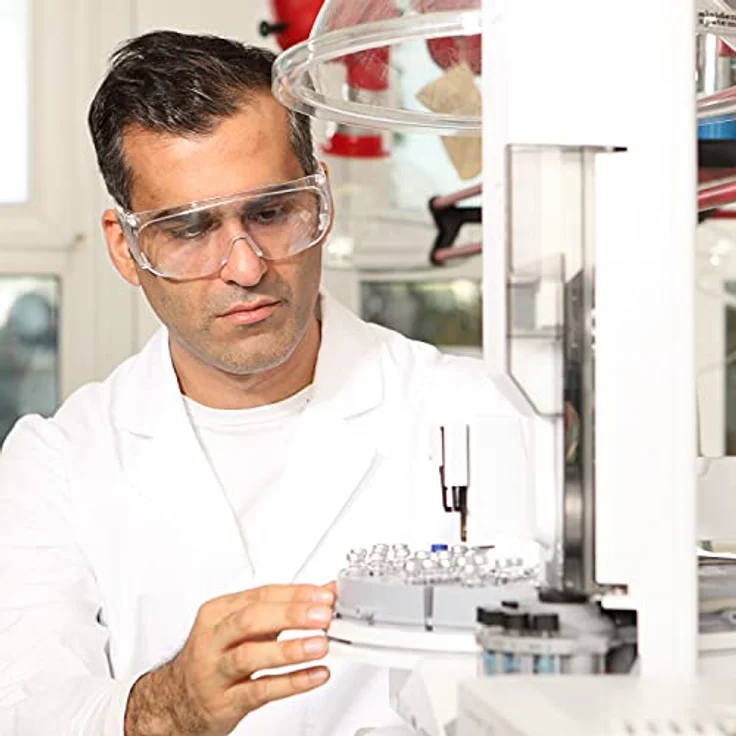 Dräger Schutzbrille X-pect 8110 | Überbrille auch für Brillenträger | Für Baustelle, Labor, Werkstatt und Fahrrad-Fahren | Leicht, klar und mit indirekter Belüftung | 3 St. – Bild 5