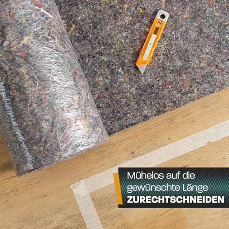 Hinrichs Malervlies 1 x 50 m Abdeck-Vlies 50m² 180gr mit Anti-Rutsch Beschichtung – Bild 5
