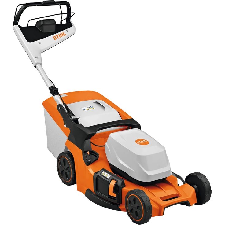 Stihl Akku-Rasenmäher RMA 453 PV, Vario-Radantrieb mit 51 cm Schnittbreite, Orange-Grau