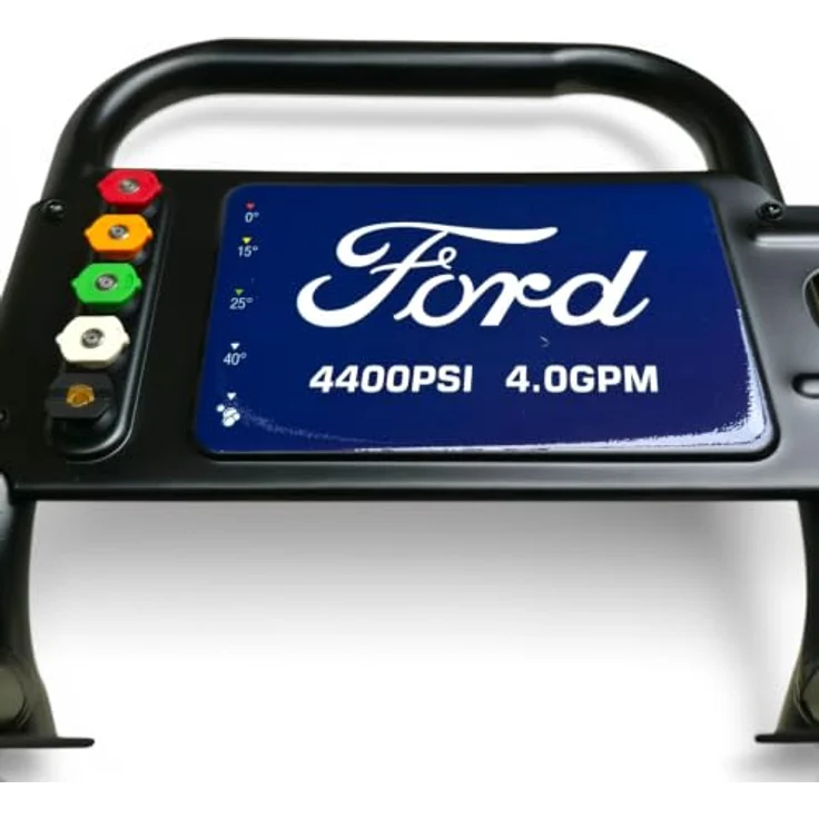 DeTec Hochdruckreiniger Ford Benzin 13 PS, 303 bar, 420 cm³ Annovi Reverberi Pumpe + Dreckfräse, 15 m Schlauch – Bild 6
