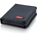 Knipex 00 20 16 LE, Werkzeugkoffer Zangenetui leer, strapazierfähiges Polyester-Gewebe, 215 mm, elastische Gummibandhalterung, Reißverschluss