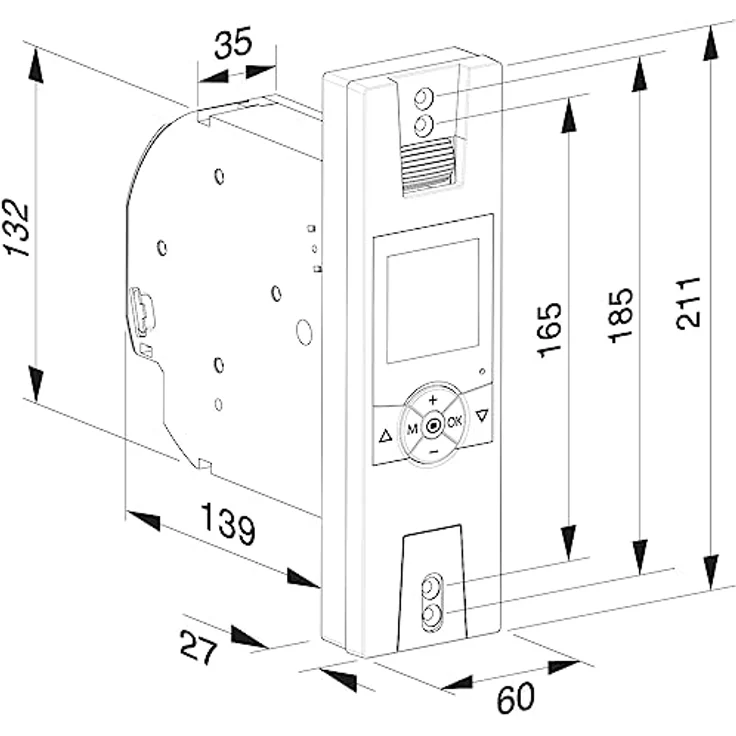 Rademacher RolloTron premium smart, Zeitschaltuhr mit lichtabhängiger Steuerung, App Steuerung und großen beleuchtetem Display – Bild 4