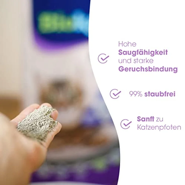 Biokat's Micro classic Katzenstreu ohne Duft - Klumpstreu aus Bentonit mit extra feiner Körnung für hohe Ergiebigkeit - 1 Sack (1 x 14 L) – Bild 4