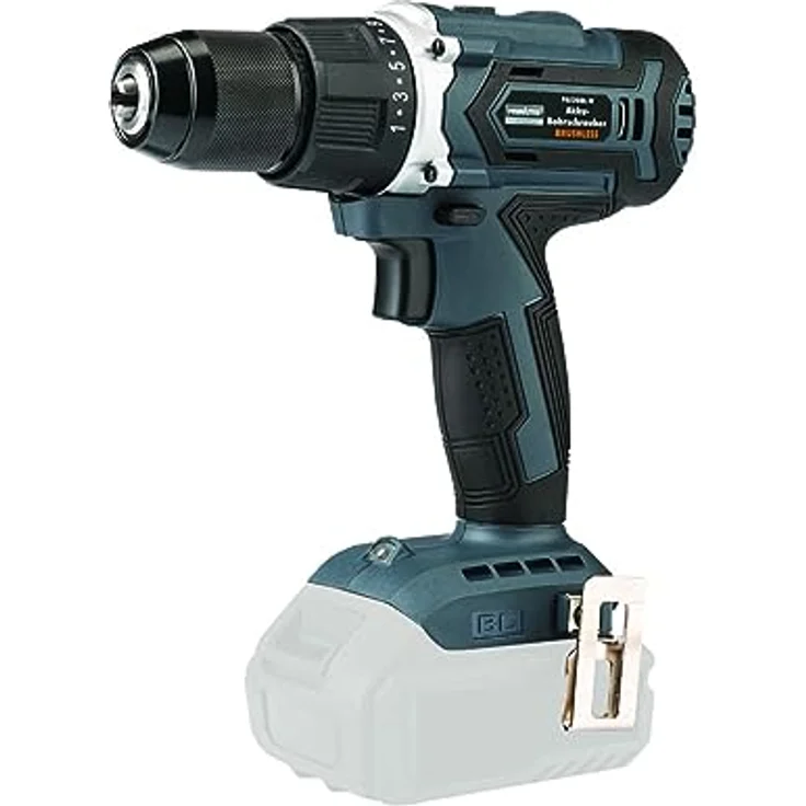 Primaster Pro Akku-Bohrschrauber 20 V 60 Nm bürstenlos Solo Akku-Bohrschrauber – Bild 1