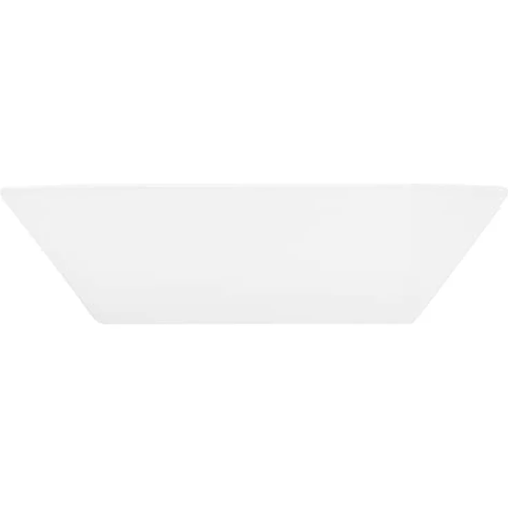 ML-Design Waschbecken aus Keramik in Weiß glänzend 41x41x12 cm Quadratisch, Moderne Aufsatzwaschbecken, Design Waschtisch Aufsatz-Waschschale Waschplatz Handwaschbecken, für das Badezimmer/Gäste-WC – Bild 3