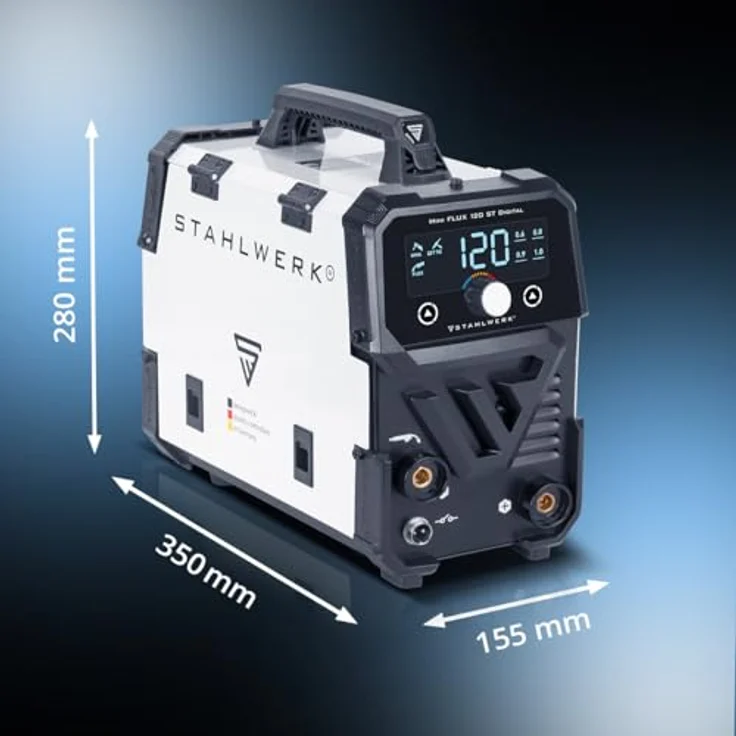 STAHLWERK FLUX 120 ST Digital, Schweißgerät mit Fülldraht, MMA, ARC, LIFT und TIG Funktion – Bild 9