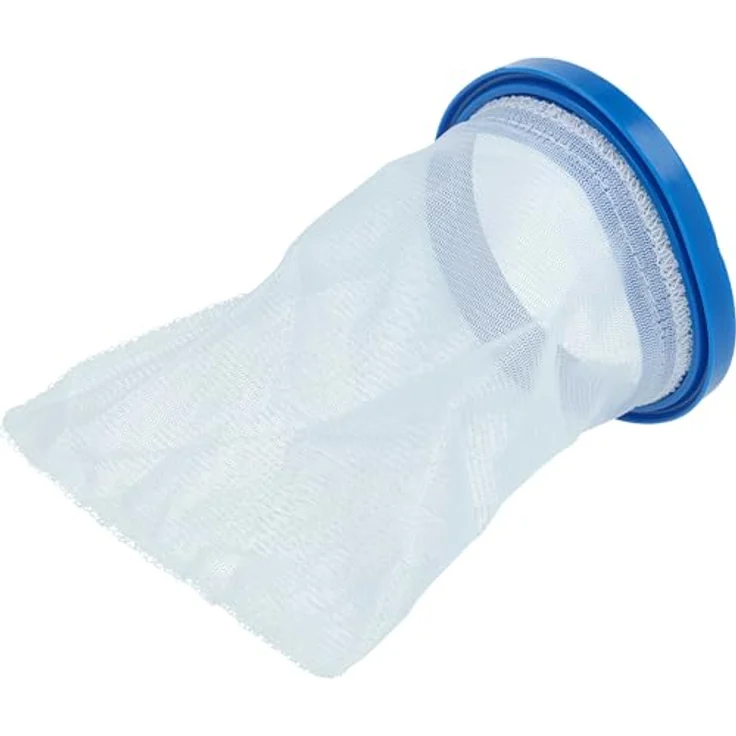 vhbw Grobstaubfilter für Pool Blaster iVAC 250Li, iVAC C2, Max, Max CG, Max Li - Ersatzfilter, waschbar, 11 x 11 x 2,3 cm, weiß/blau – Bild 1