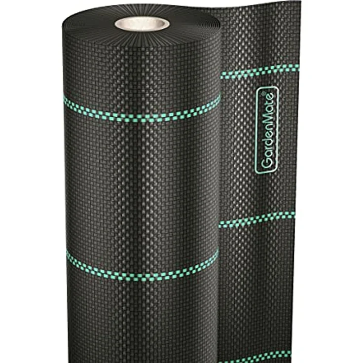 GardenMate Unkrautgewebe 1m x 50m, wasserdurchlässig, UV-stabil, reißfest, 100g/m², ideal für Gemüsebeete und Terrassen – Bild 1