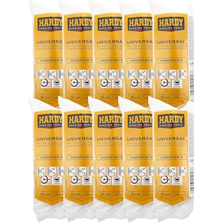 HARDY WORKING TOOLS Hardy 10 Stk. Farbwalze Set, 10 cm Hardstar Malerrolle Ø 30 mm, hohe Saugfähigkeit für Emulsions- und wasserbasierte Farben – Bild 5
