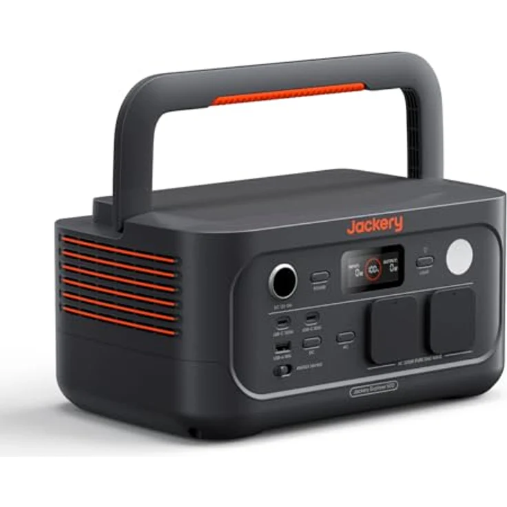 Jackery Explorer 500 V2, Tragbare Powerstation mit 512Wh LiFePO4 Akku, 500W Dauerleistung, Schnellladung und 6000 Zyklen für Camping und Notfälle – Bild 1