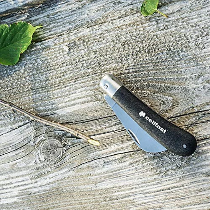 Cellfast Gartenhacke Gartenhippe, 3CR13 Edelstahl, Klappmesser mit ergonomischem Griff für präzise Schnitte – Bild 6