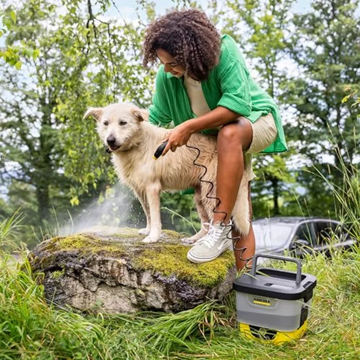 Kärcher Mobile Outdoor Cleaner OC 4, Hochdruckreiniger mit integriertem Lithium-Ionen-Akku und 8 Liter Wassertank – Bild 6