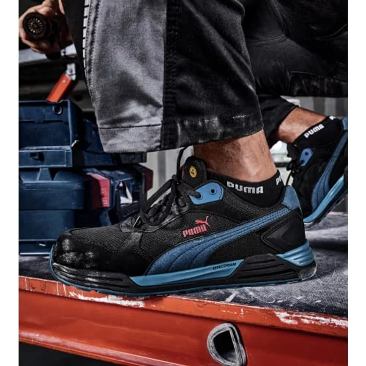PUMA Safety Sicherheitsschuh, Urban Effect Sohle, Fiberglasskappe, Schwarz – Bild 3