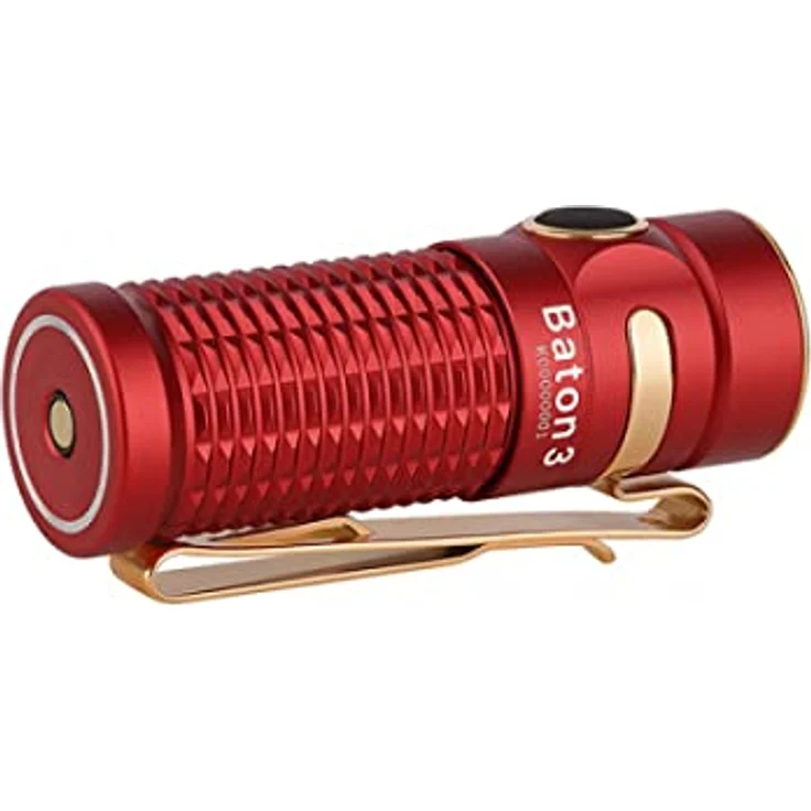 OLight Baton 3 Red LED Taschenlampe akkubetrieben 1200lm 33h 53g – Bild 3