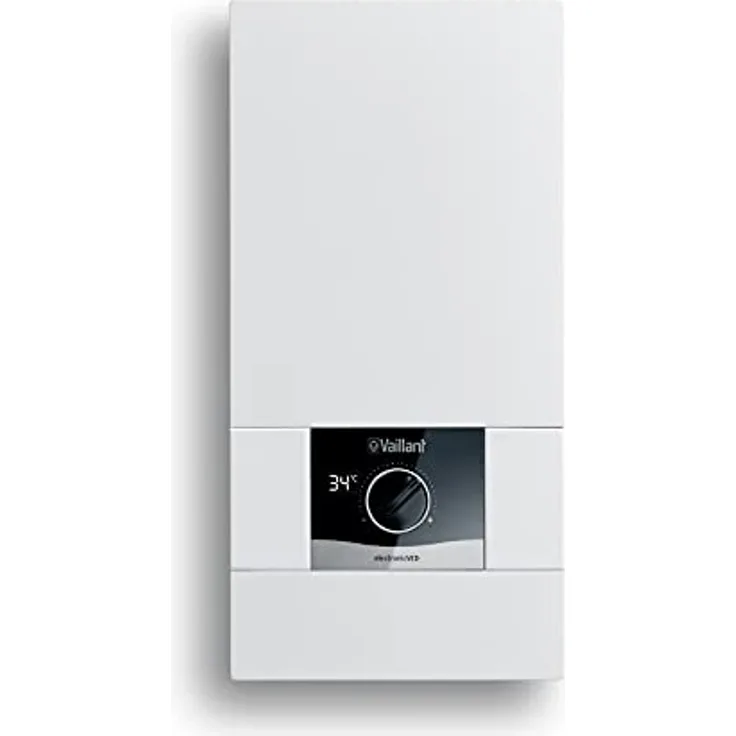 Vaillant VED E 21/8, elektronischer Durchlauferhitzer mit Digitalanzeige, 21kW, druckfest, gradgenaue Auslauftemperatur, Energieklasse A