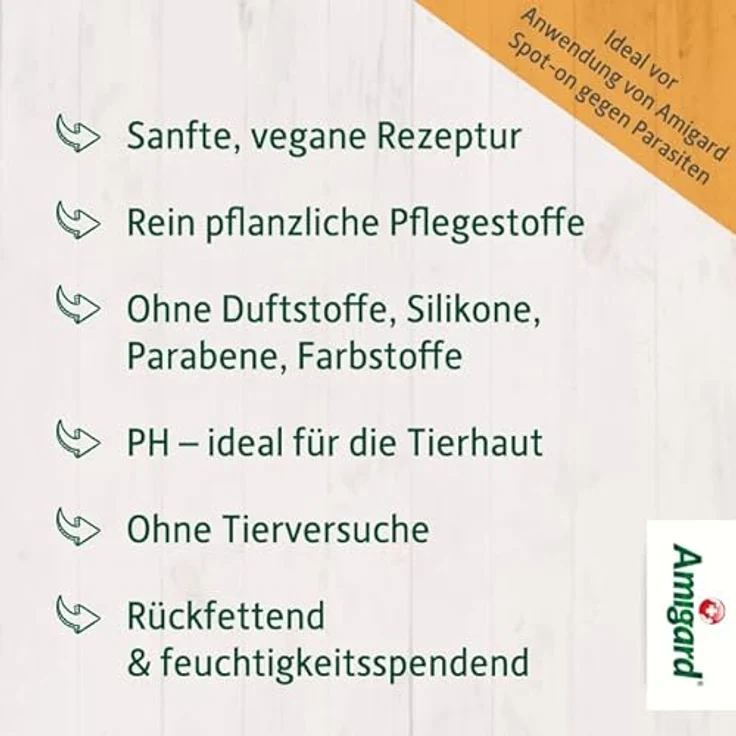 Amigard Niem-Shampoo für Hunde & Katzen, 250ml, Natürliches Shampoo ohne Chemie für eine natürliche Fellpflege, Hautfreundlich, Pflegend, bewährte Qualität – Bild 3