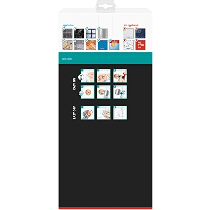 tesa draad Eck-Duschregal, zweistöckig, zwei Haken, Messing, verchromt, inkl. Klebelösung, 425mm x 180mm x 205mm – Bild 3