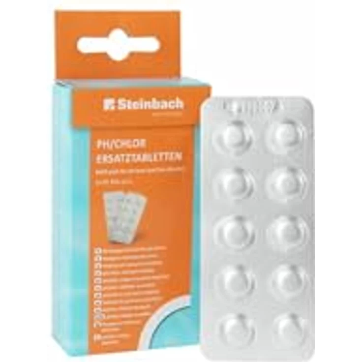 STEINBACH Testkit für pH-Wert und freies Chlor, Pooltest Starter-Kit mit 40 Tabletten Chlor DPD1 und pH-Wert Phenol Red, robuste Kunststoffverpackung, schnelle und einfache Messung – Bild 5