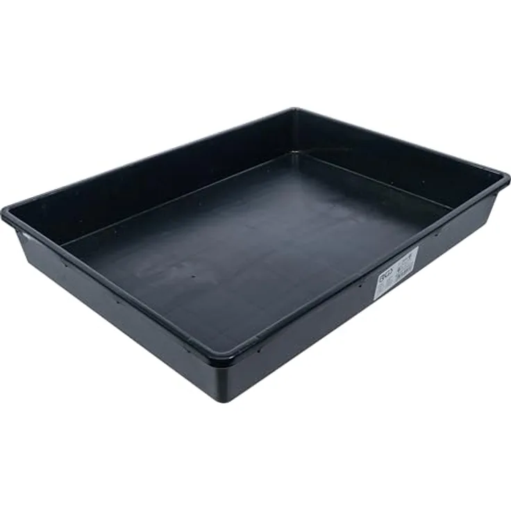 BGS 9474, Auffangwanne 18 l, Mehrzweckwanne aus Polyethylen für Öl und Kühlflüssigkeiten, 565 mm x 420 mm x 80 mm