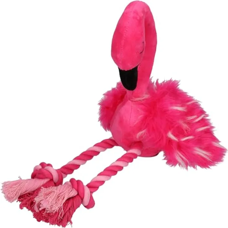 PAWISE PAW15024 Flamenco L Plüschtier, Hundespielzeug, 200 g