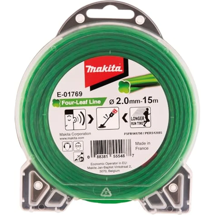 Makita Mähfaden Four Leaf 2,0 mm, 15 m E-01769 – Bild 2