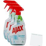 AJAX Bad Spray 3er Pack (3x500ml Flasche) + usy Block