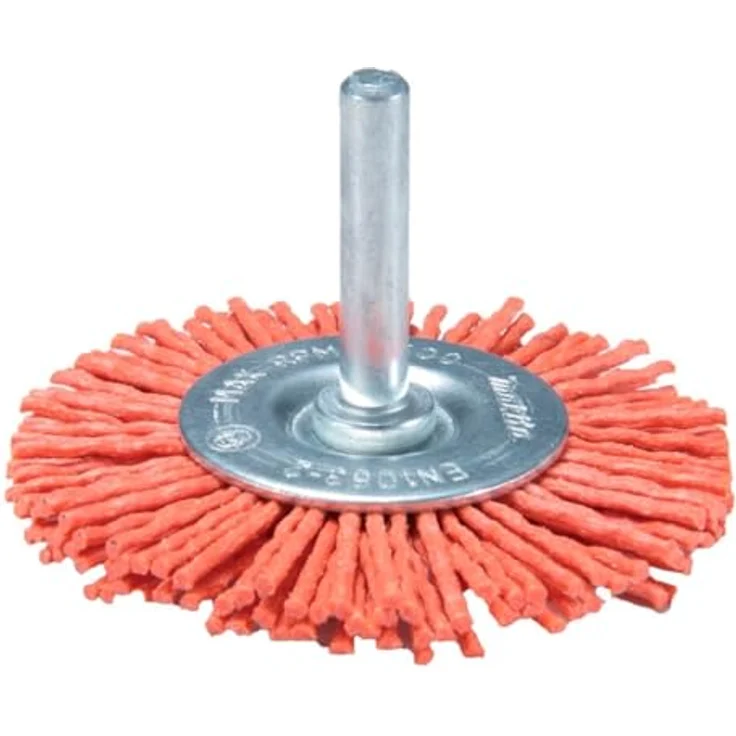 Makita Rundbürste Ø75mm, Nylon grob (D-45593) mit hoher Abtragsleistung für Holz, Kunststoff und Metall – Bild 1