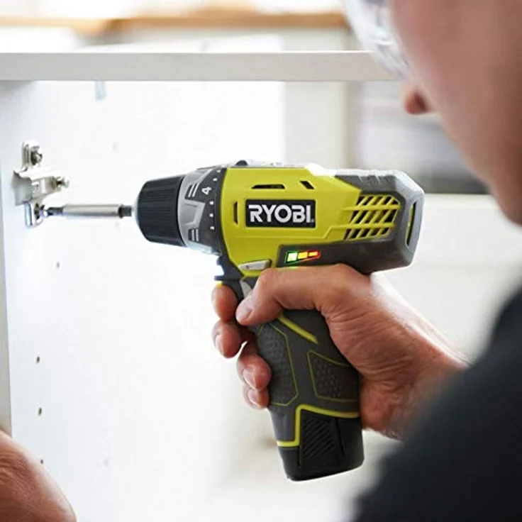 Ryobi 5133001802 2-Gang Akku-Kompaktschrauber Typ R12DD-LL13S, 12 V, Schwarz, Gelb – Bild 3