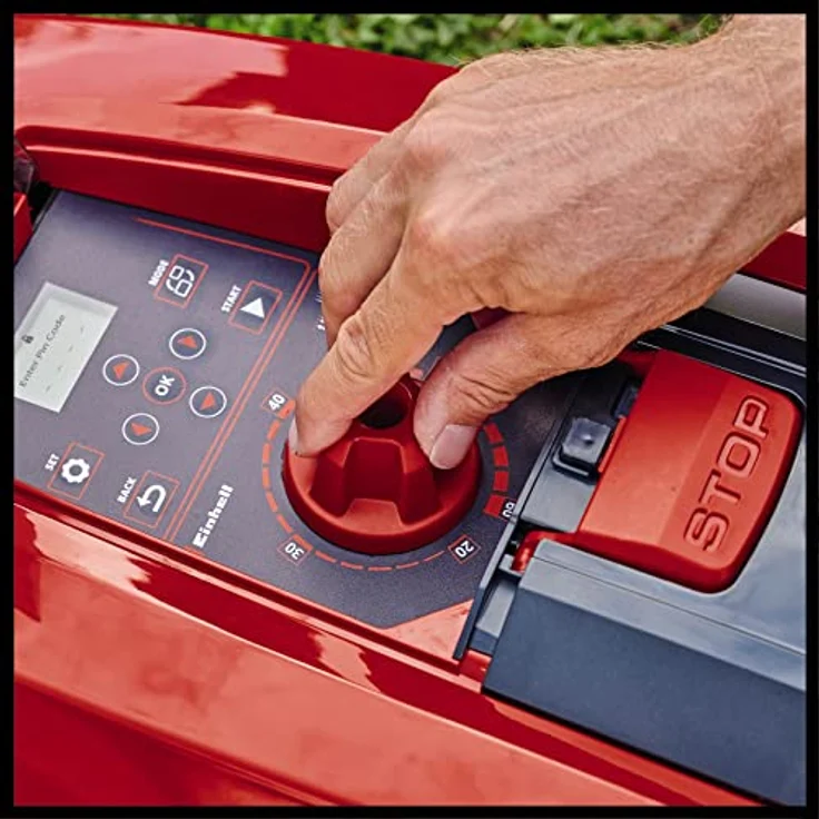 Einhell Mähroboter FREELEXO SMART 750, automatische Mähzeiten nach Rasengröße und Wetterlage, Power X-Change-Familie, blau – Bild 9