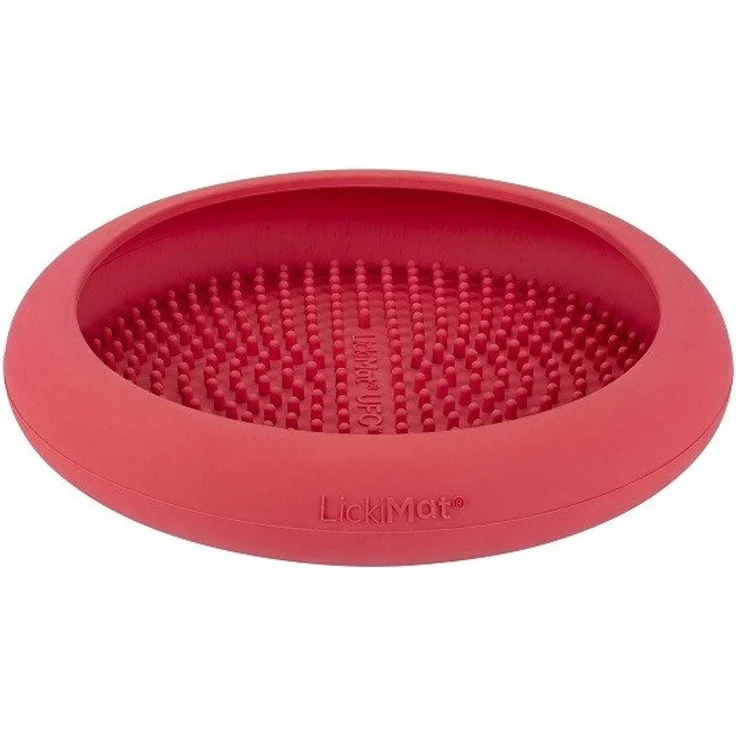 LickiMat LickiMat Antischlingnapf UFO - Leckmatte für Hunde Slowfeeder ø 19 cm, Naturkautschuk, verschiedene Farben – Bild 1