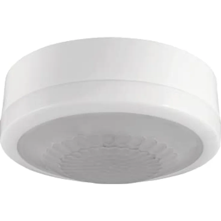 Theben 1030062 LUXA 103 S360-100-12 AP WH I PIR I Passiv Infrarot Präsenzmelder I 360° Erfassungsbereich I 1 Kanal I Aufputz I Bis 400W LED I 230 V