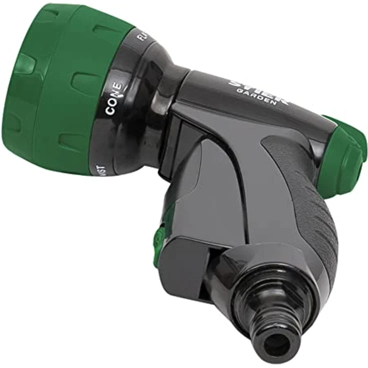 STIER Metallbrause Multi-Jet, Hochdruckgarten Spritzpistole mit einstellbarer Durchflussmenge, pulverbeschichtetes Aluminium-Druckgussgehäuse – Bild 3