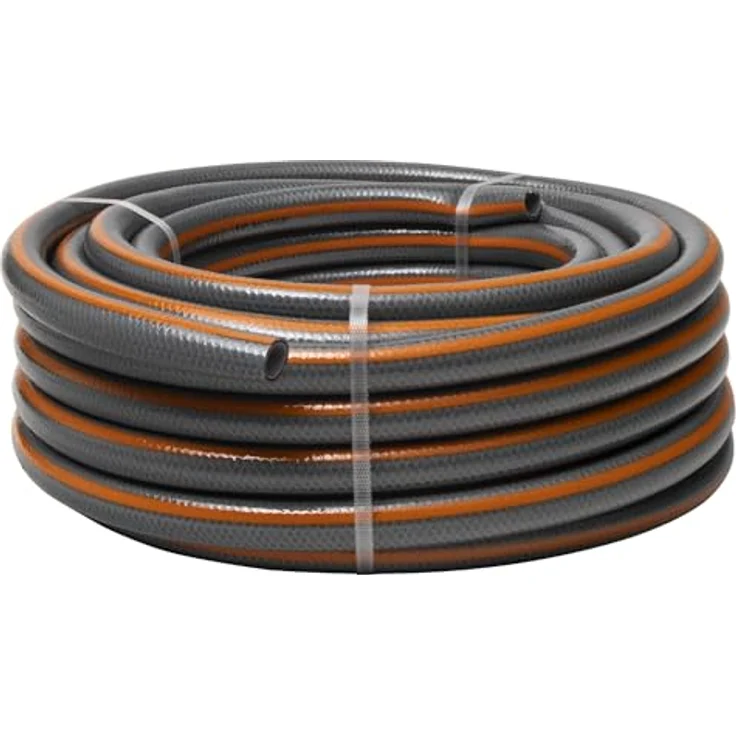 Werkapro Gartenschlauch, verstärkt, Grau ET Orange 3700723407076 – Bild 4
