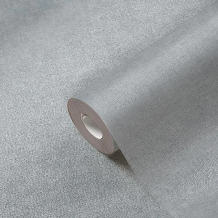 A.S. Création Smart Surfaces Vliestapete in Putzoptik, einfarbig, grau-blau, 10,05 m x 0,53 m, Made in Germany, hohe Licht- und Scheuerbeständigkeit – Bild 4