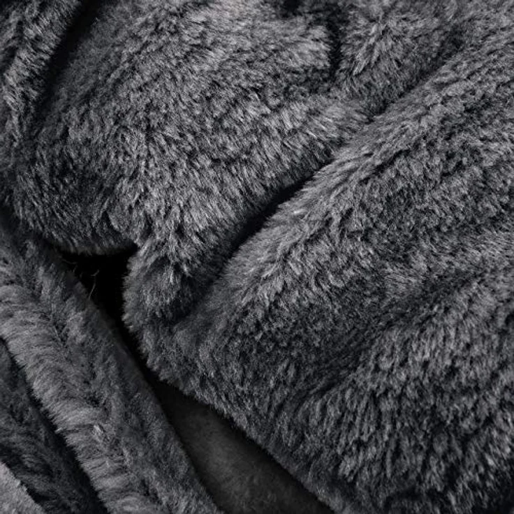 CanadianCat Company Katzen Kuschelsack für Heizkörper, Anthrazit, mit verstellbaren Bügeln und waschbarem Plüsch-Bezug – Bild 5