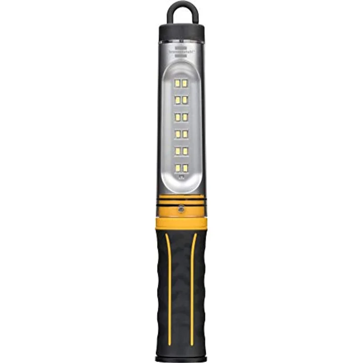 Brennenstuhl LED Akku Werkstattleuchte WL 500 A/Aufladbare Stableuchte mit USB Ladekabel (520lm, 3 Lichtmodi, mit integriertem Haken und Magnet) – Bild 1