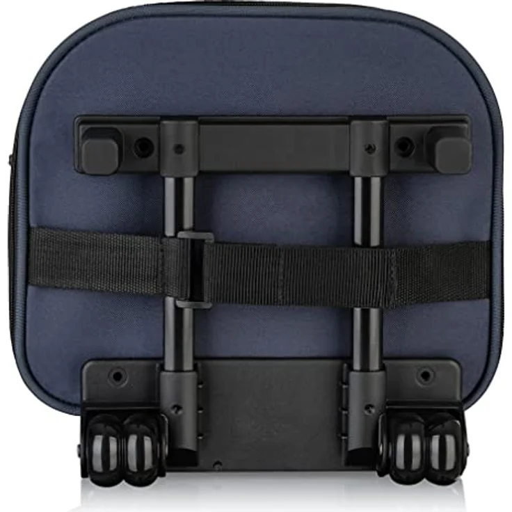 Knuffelwuff Hunderucksack Trolley faltbar 2 in 1 mit Rollen und Griff 33x30x50cm, in Schwarz - Trolley Rucksack – Bild 4