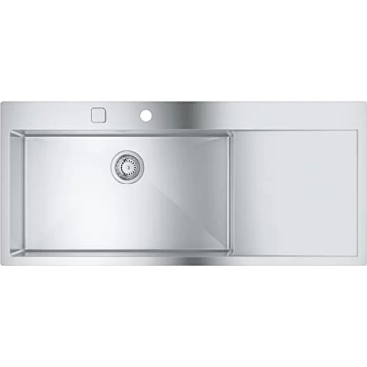 GROHE K1000 | Edelstahlküchenspüle mit Abtropffläche - links einbaubar, 80 cm | edelstahl | 31581SD1 – Bild 1