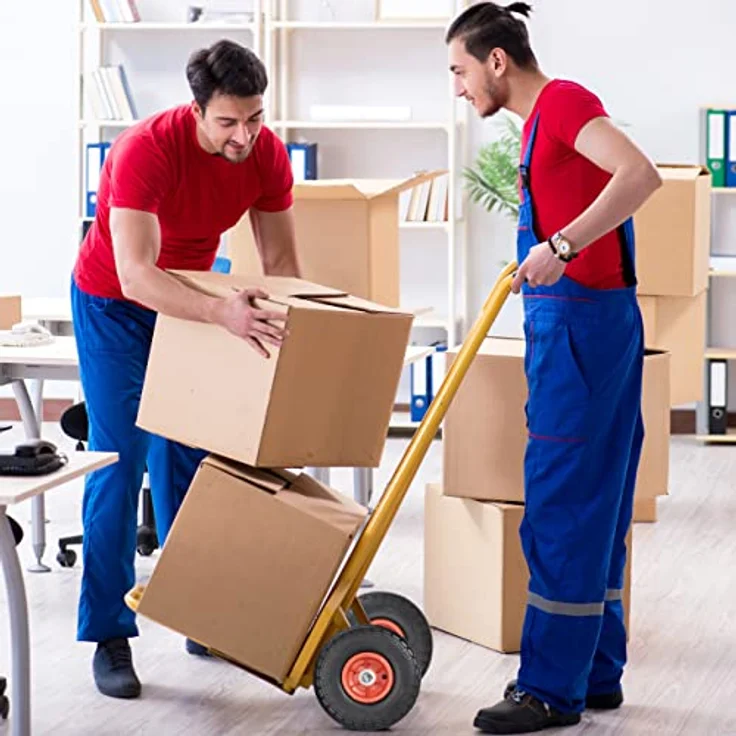 Relaxdays 2X Sackkarrenrad, pannensichere Vollgummireifen, 4.1/3.5-4", 16 mm Achse, bis 150 kg, 260x85 mm, schwarz-rot – Bild 3