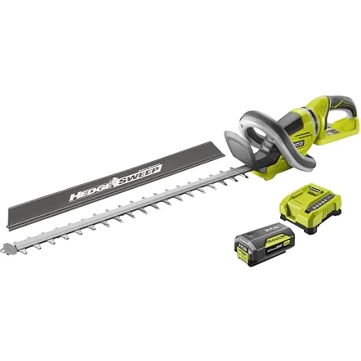 Ryobi RHT36B61R Akku-Heckenschere, 36 V, 60 cm Schnittlänge, 26 mm Zahnabstand, 1600 U/min, inkl. 4,0 Ah Akku – Bild 1