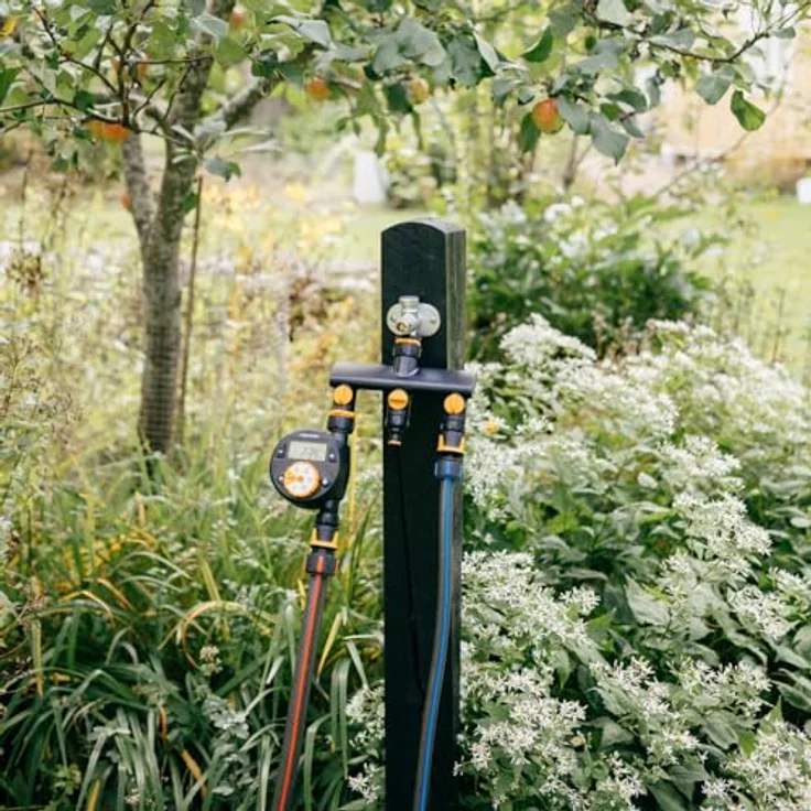 Fiskars 3-Wege-Umschaltventil, Anschluss für Ø 21 mm (G 1/2"), Ø 26,5 mm (G 3/4"), Ø 33,3 mm (G 1"), individuell steuerbare Wasserflüsse – Bild 6