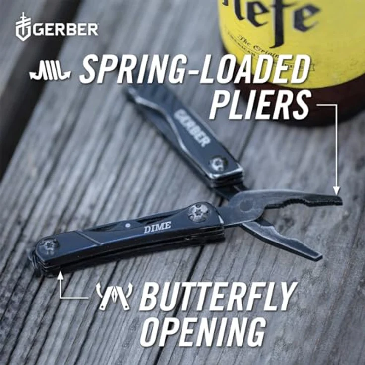 Gerber Multi-Tool DIME BLACK, Zange mit Drahtschneider, Messer – Bild 7