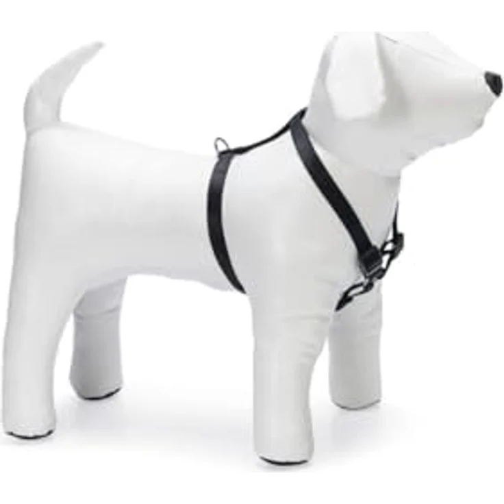 Karlie Art Sportiv Basic, Hundegeschirr aus robustem Nylon, stufenlos verstellbar, Schwarz, 25-40x1 cm – Bild 3