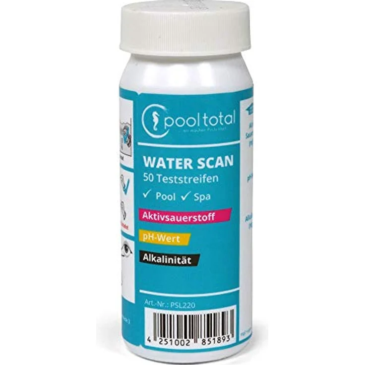 POOL TOTAL Water SCAN Teststreifen Aktivsauerstoff, pH + Alk. – Bild 5