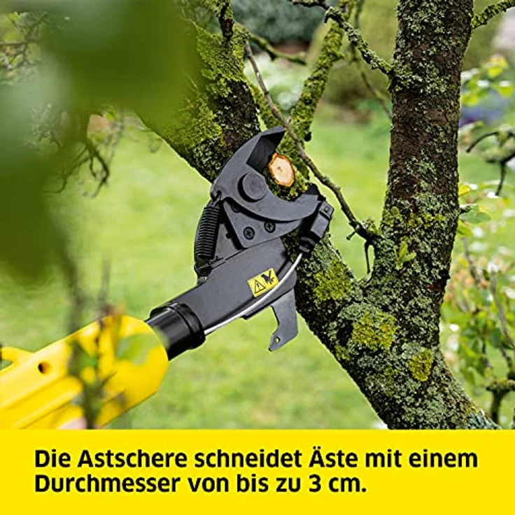 Kärcher TLO 18-32 Battery Akku-Astschere (Schnittkraft 250 Nm, Gesamtlänge 0,91 m, Gewicht 2,0 kg, Leistung je Akkuladung: bis zu 375 Schnitte) – Bild 5